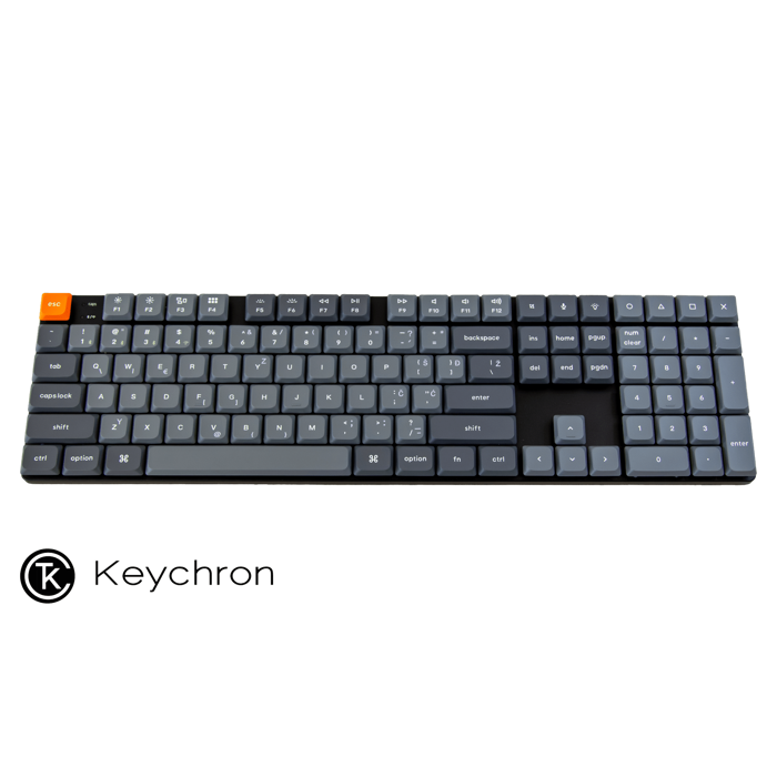 Keychron K5 Max Swappable Gateron RGB Backlight, Mehanička tipkovnica, (+HR znakovi), K5M