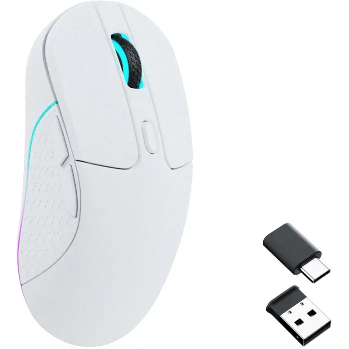 Keychron M3 Wireless, gaming mouse (white)