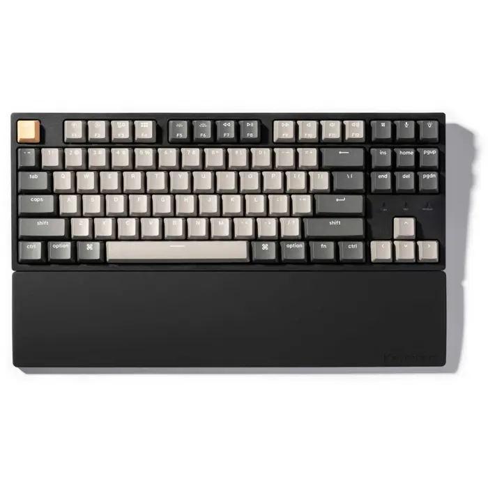 Keychron Silicone Palm Rest for K8/C1/L4, wrist rest (black)