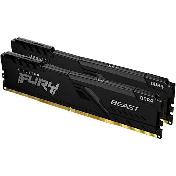 DDR4 Kingston FURY Beast, 32GB (2x16GB), 3200MHz, CL16, KF432C16BBK2/32