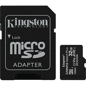 Kingston microSDXC, Select plus, Class10, 32GB