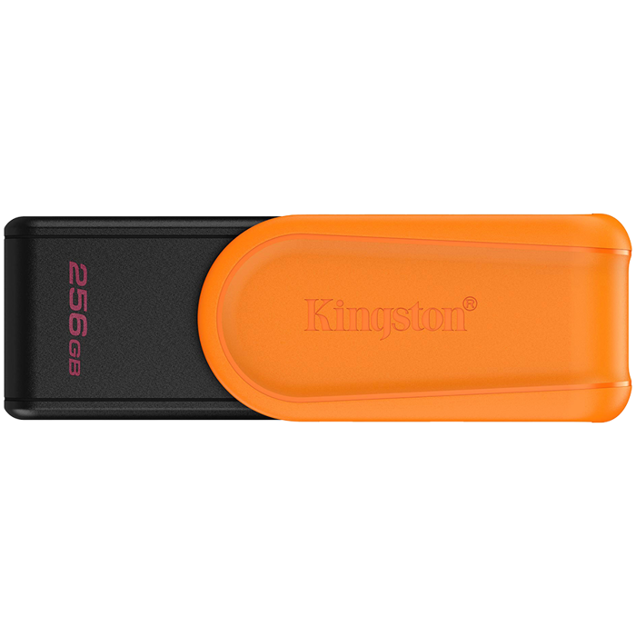 Kingston  256GB Portable USB 3.2 Gen 1 DataTraveler Exodia S (Black/Orange)