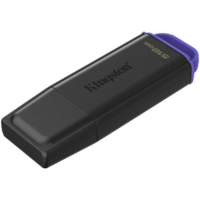 KINGSTON 512GB Portable USB 3.2 Gen 1 DataTraveler Exodia Black/Purple