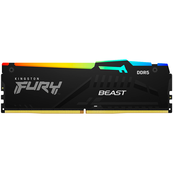 Kingston 64GB 6000MT/s DDR5 CL30 DIMM (Kit of 2) FURY Beast RGB EXPO, EAN: 740617342819