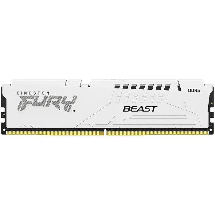 Kingston 64GB 6000MT/s DDR5 CL30 DIMM (Kit of 2) FURY Beast White XMP, EAN: 740617343236