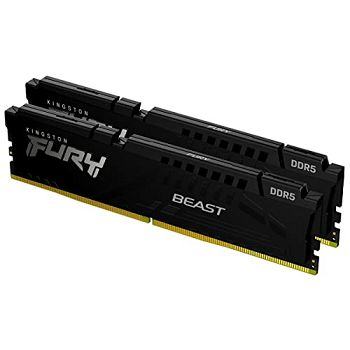 Kingston DRAM 16GB 6000MT/s DDR5 CL36 DIMM (Kit of 2) FURY Beast Black EXPO EAN: 740617331721