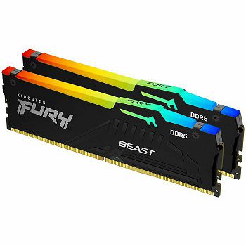 Kingston DRAM 64GB 6000MT/s DDR5 CL36 DIMM (Kit of 2) FURY Beast RGB EXPO EAN: 740617331882