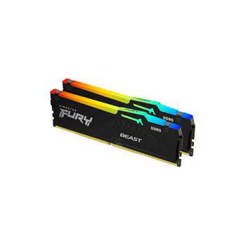 Kingston DRAM 64GB 6000MT/s DDR5 CL40 DIMM (Kit of 2) FURY Beast RGB XMP EAN: 740617331868