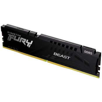 Kingston Fury Beast Black, DDR5-5200, CL40 - 16 GB, black KF552C40BB-16