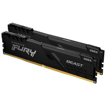 Kingston Fury Beast, DDR4-3600, CL17 - 16 GB Dual-Kit KF436C17BBK2/16