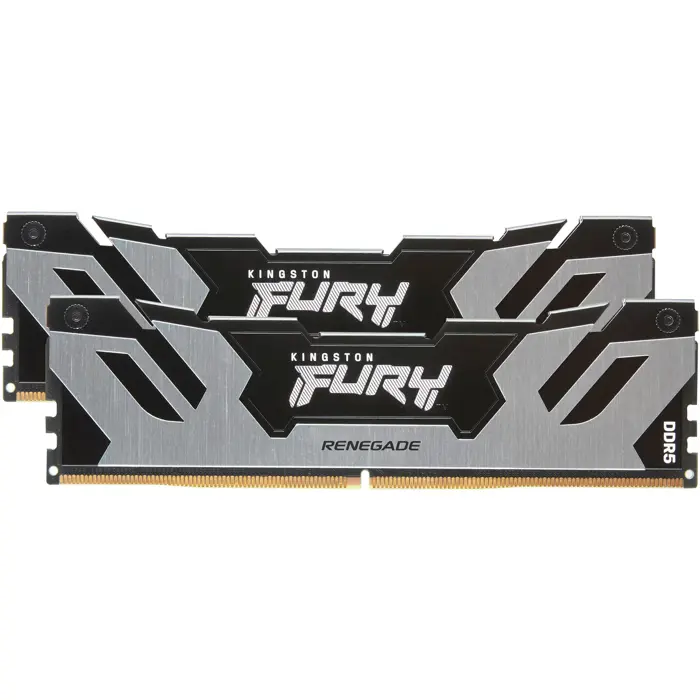 Kingston FURY DDR5 - 64GB - 6400 - CL - 32 (2x 32 GB) dual kit, RAM (black, KF564C32RSK2-64, Renegade XMP, INTEL XMP)