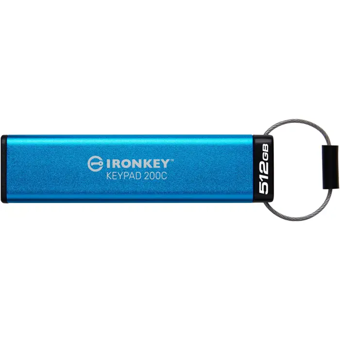 Kingston IronKey Keypad 200 512 GB, USB stick (USB-C 3.2 Gen 1)