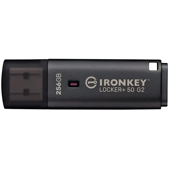 Kingston IronKey Locker+ 50 G2 256 GB (anthracite, USB-A 3.2 Gen 1)