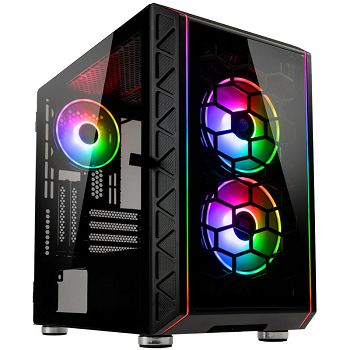 Kolink Citadel Glass SE ARGB Micro-ATX case - black CITADEL GLASS SE