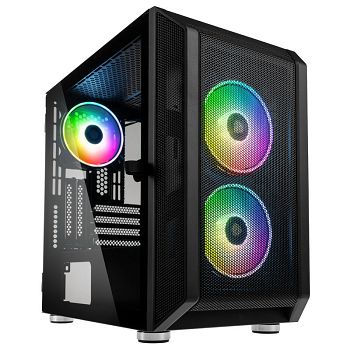 Kolink Citadel Mesh RGB Micro-ATX Case - black CITADEL MESH RGB