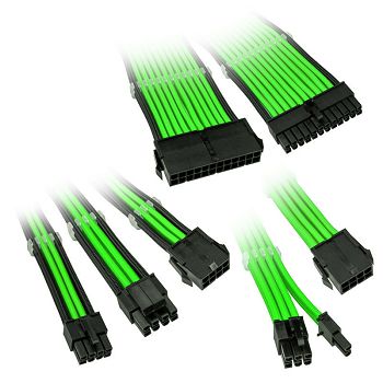 Kolink Core Adept Braided komplet produžnih kablova - zelena COREADEPT-EK-GRN