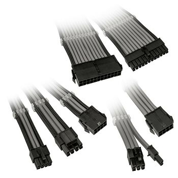 Kolink Core Adept Braided komplet produžnih kablova - sivi COREADEPT-EK-GRY
