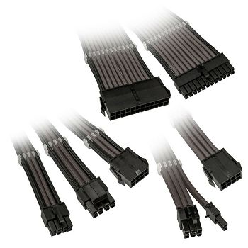 Kolink Core Adept Braided komplet produžnih kablova - metalno sivi COREADEPT-EK-GMT