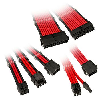 Kolink Core Adept Braided komplet produžnih kablova - crveni COREADEPT-EK-RED