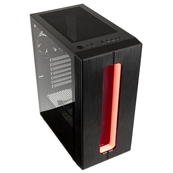 Kolink Nimbus RGB Midi-Tower kućište, Tempered Glass - crno NIMBUS RGB