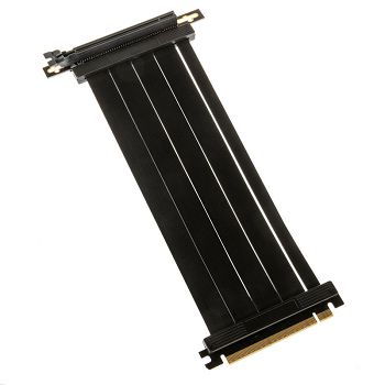 Kolink PCI Express 4.0 x16 to x16 Riser Cable, 90 Degree, Black - 22cm 