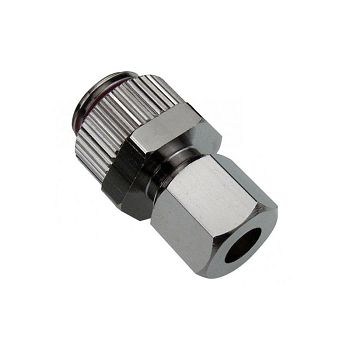 Koolance Compression Fitting for copper tubes, OD 06 mm to G 1/4 inch BSPP- silver NZL-CU06