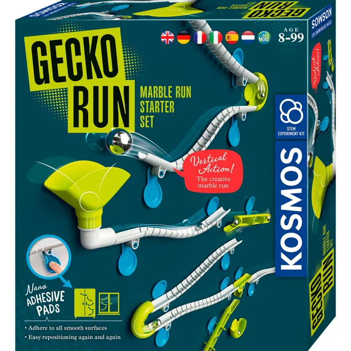 Kosmos Gecko Run - Marble Run Starter Set V1 (international version) - German Edition