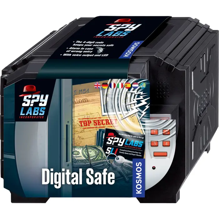 Kosmos Spy Labs Incorporated Digital Safe, Detective Sets Multilingual Version