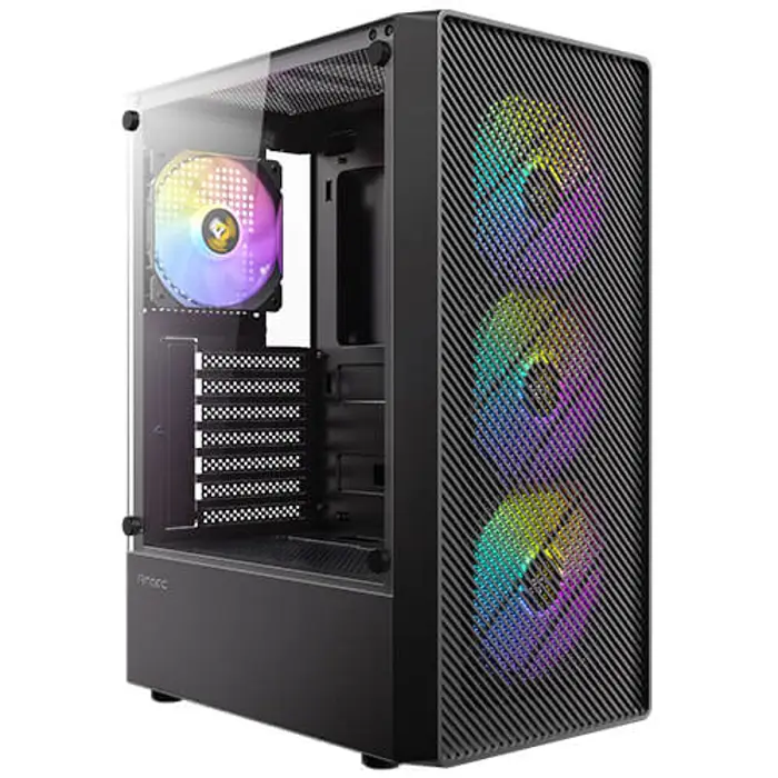 Kućište Antec AX26 Elite, 4x120 FRGB, black