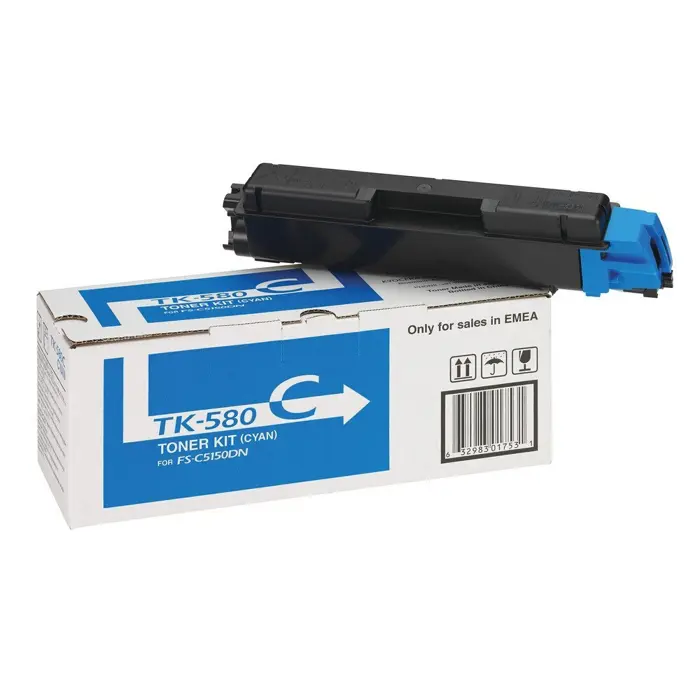 Kyocera Toner Cyan 2.800 pages TK 580C