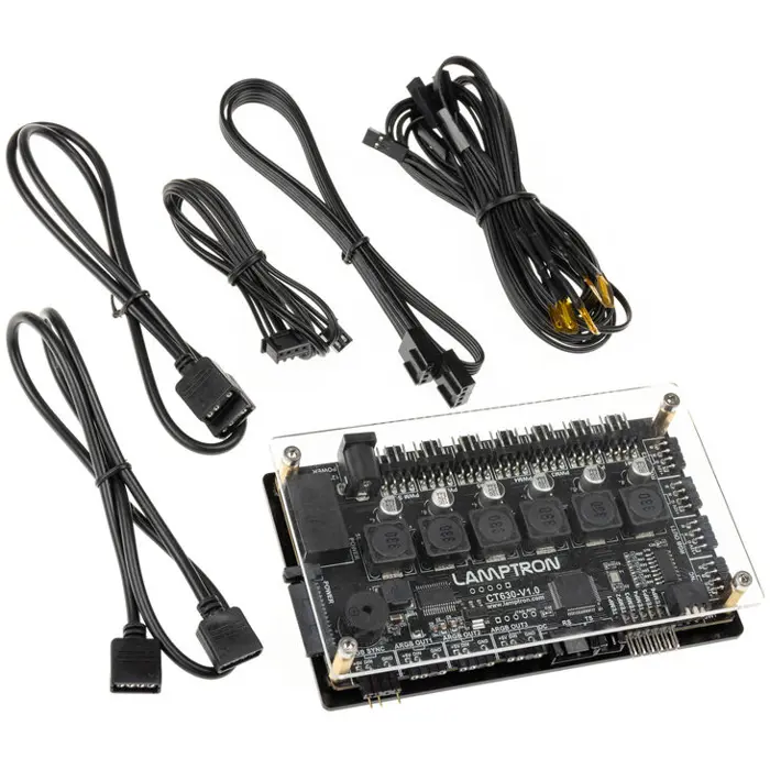 Lamptron CT630 Auto-Controller, PWM, ARGB - schwarz-LAMP-CT630
