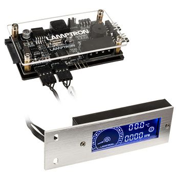 Lamptron TC20 PCI RGB fan and LED controller - silver LAMP-TC20S