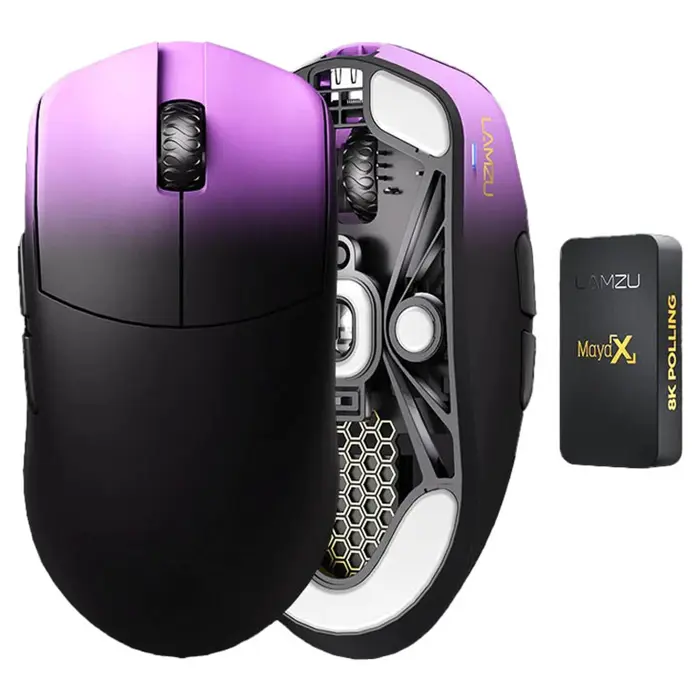 Lamzu Maya X Gaming Maus - Purple Shadow-6975637430114