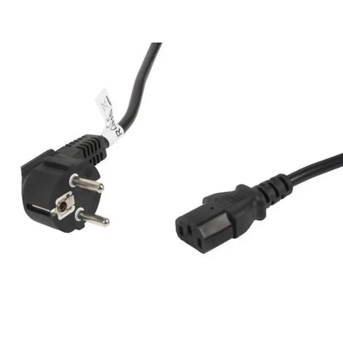 Lanberg CA-C13C-11CC-0100-BK power cable Black 10 m C13 coupler CEE7/7