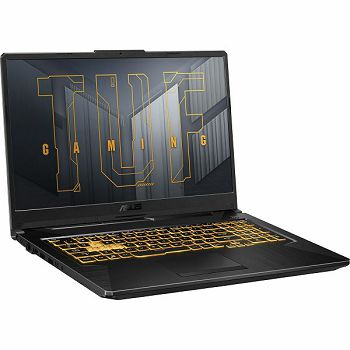 Laptop Asus Gaming TUF F17, FX706HE-HX001, 17.3" FHD IPS 144Hz, Intel Core i7 11800H up to 4.6GHz, 16GB DDR4, 512GB NVMe SSD, NVIDIA GeForce RTX3050Ti 4GB, no OS
