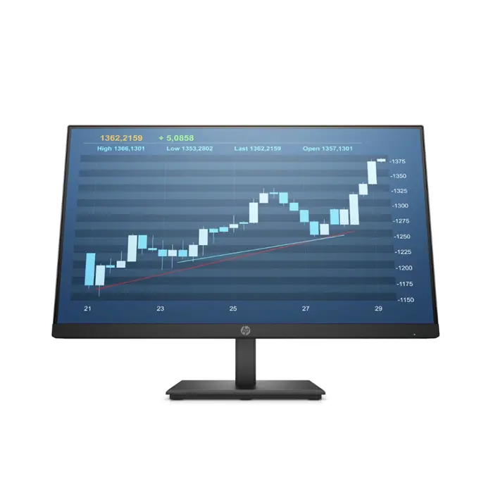 LCD HP 24" P244; black;1920x1080, 1000:1, 250 cd/m2, VGA, HDMI, DisplayPort, AG
