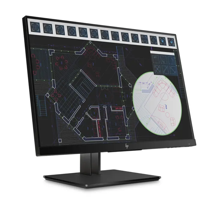LCD HP 24" Z24i G2; black;1920x1200, 1000:1, 300 cd/m2, VGA, DisplayPort, HDMI, USB 3.0 Hub, AG