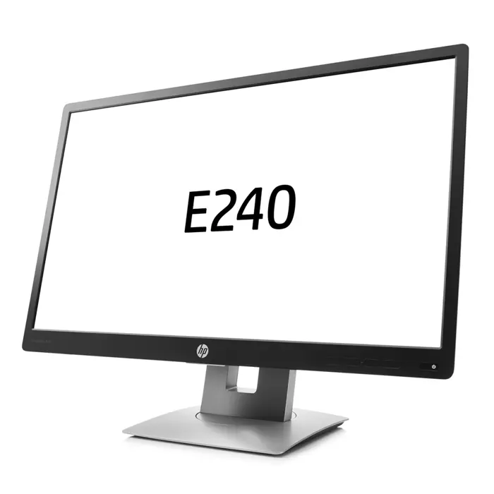 LCD HP EliteDisplay 24" E240; black/silver;1920x1080, 1000:1, 250 cd/m2, VGA, HDMI, DisplayPort, USB Hub, AG - Premium Obnovljeno