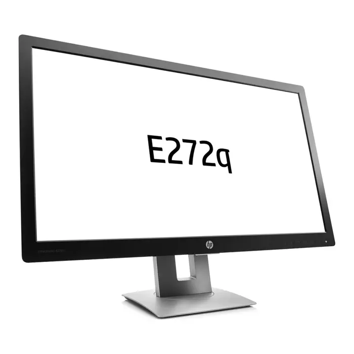 LCD HP EliteDisplay 27" E272q; black/silver;2560x1440, 1000:1, 350cd/m2, VGA, DisplayPort, HDMI, USB Hub, AG - Premium Obnovljeno