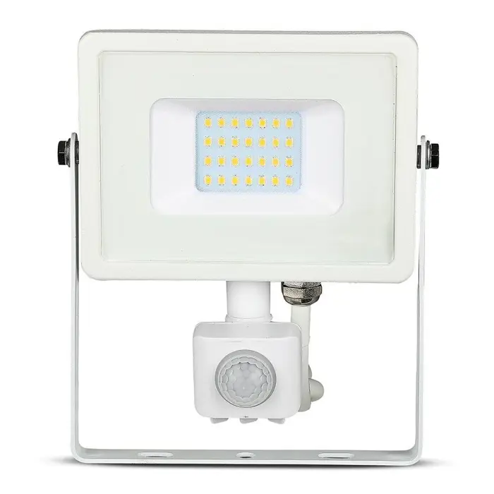 LED projector V-TAC VT-20-S-B 20W SAMSUNG CHIP Motion sensor 6400K 1600lm (SKU 450) White