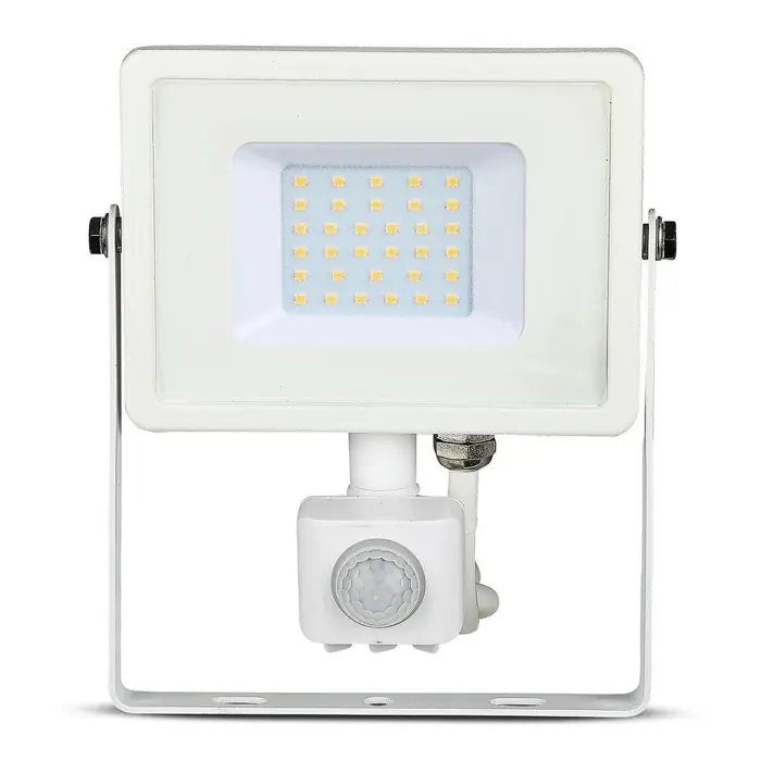 LED projector V-TAC VT-30-S-W 30W SAMSUNG CHIP Motion sensor 6400K 2400lm (SKU 459) White