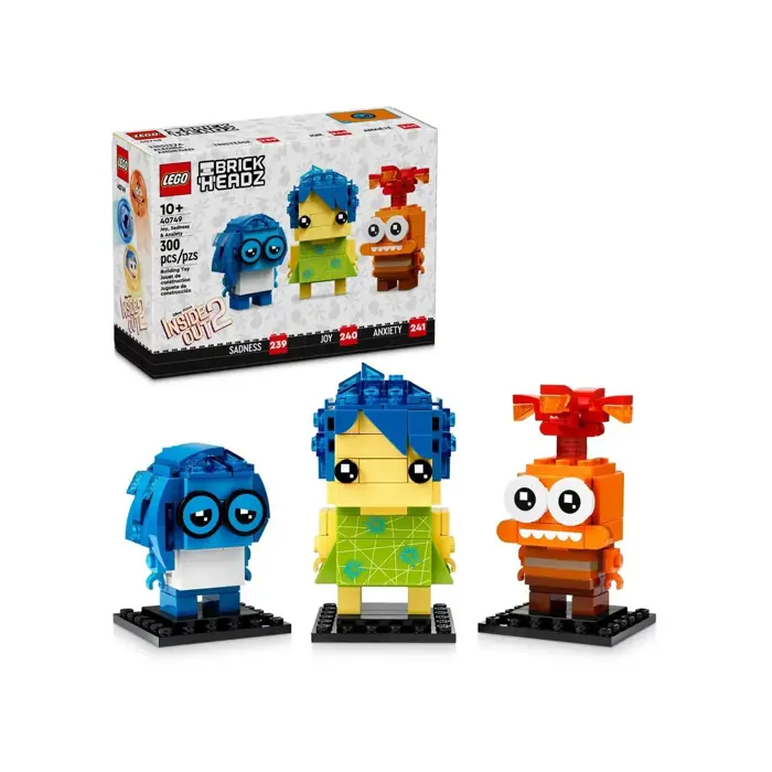 LEGO BRICKHEADZ 40749 Joy, Sadness and Uncertainty