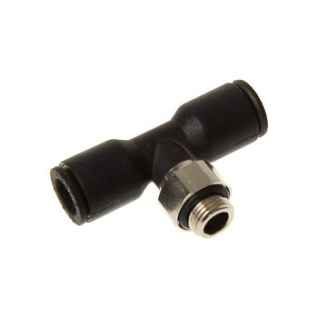 Legris connector T-splitter G1/4 inch to 8/6mm - black