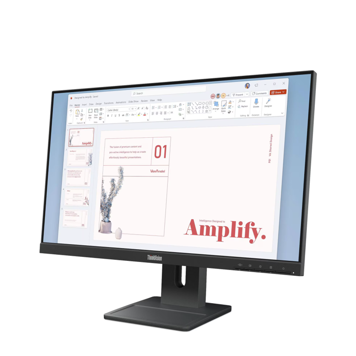 Lenovo E24-40 23.8FHD IPS, VGA, HDMI, DP,  pivot