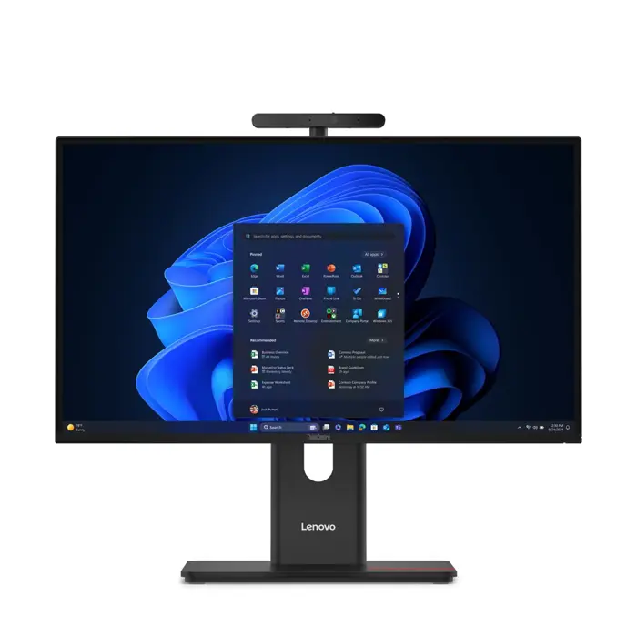 Lenovo ThinkCentre M90a Gen 6 Intel Core Ultra 7 265 60.5 cm (23.8") 1920 x 1080 pixels All-in-One PC 16 GB DDR5-SDRAM 512 GB SSD Windows 11 Pro Wi-Fi 6E (802.11ax) Black