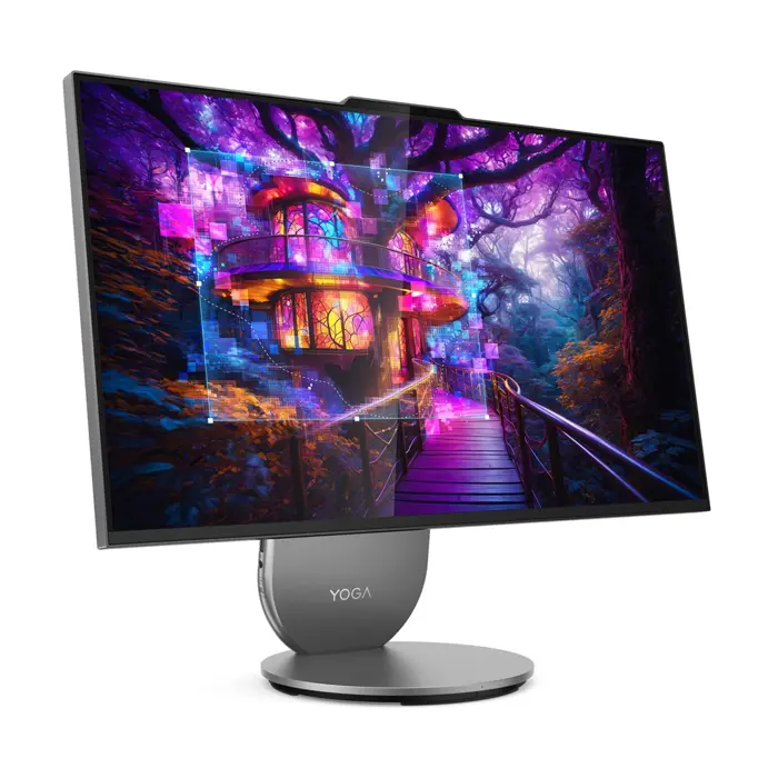 Lenovo Yoga AIO 27IAH10 Ultra 9 255H 27" QHD IPS 400nits 120Hz 16GB LPDDR5x-7467 SSD1TB Intel Arc 140T WLAN LAN+BT W11Pro Luna Grey