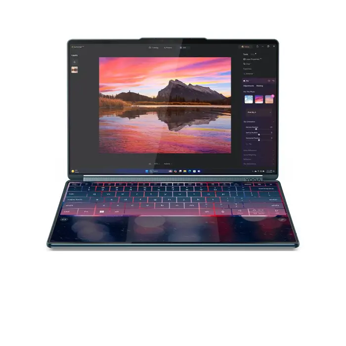 Lenovo Yoga Book 9 14IAH10 Ultra 7 255H 2x 14" 2.8K WQXGA+ OLED 750nits Glossy  Anti-fingerprint 120Hz 32GB LPDDR5x-8400 SSD1TB Arc 140T W11Pro Tidal Teal