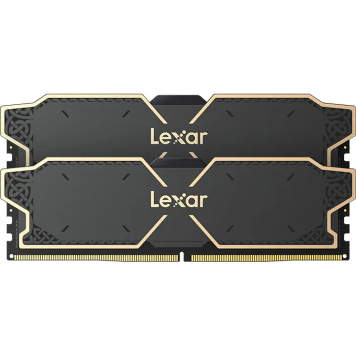 Lexar DDR5 - 32GB - 6000 - CL - 38 (2x 16 GB) dual kit (black, LD5U16G60C38BG-RGD, THOR RGB, INTEL XMP, AMD EXPO)