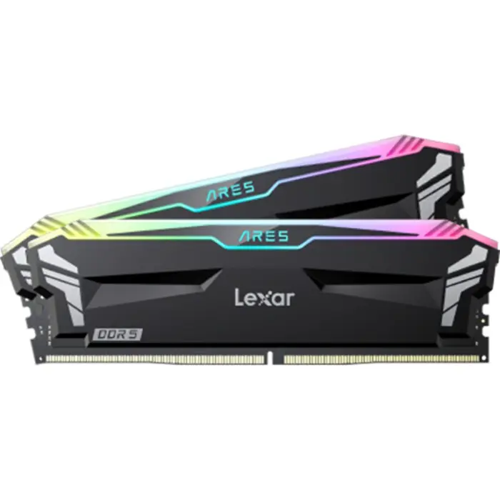 Lexar DDR5 - 32GB - 7200 - CL - 32 (2x 16 GB) dual kit (black, LD5U16G72C34LA-RGD, Ares RGB, INTEL XMP, AMD EXPO)