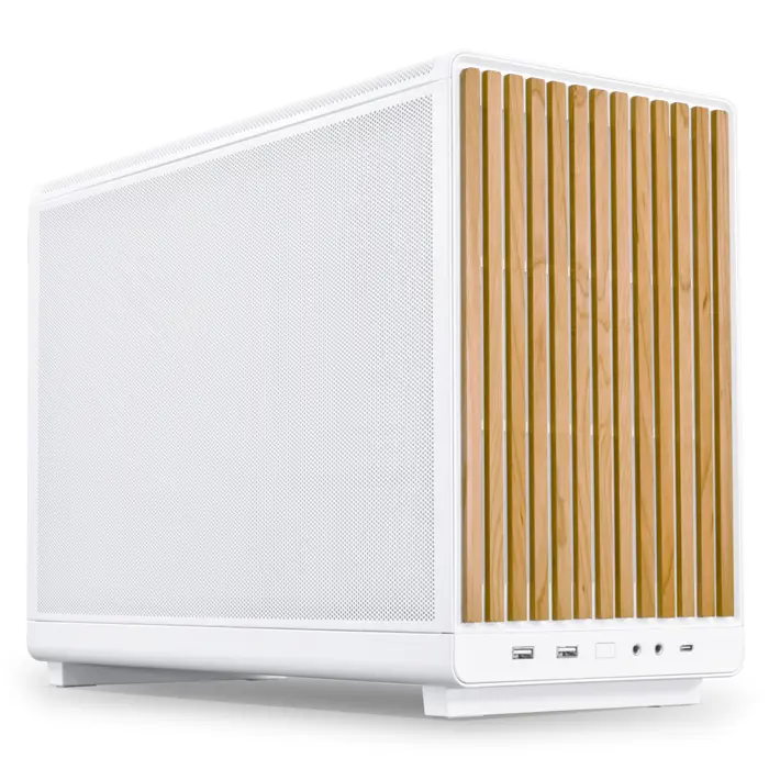 Lian Li DAN Cases A3-mATX Wood Edition PC-Gehäuse, Micro-ATX - Buche, weiß-A3- MATX-WD WHITE